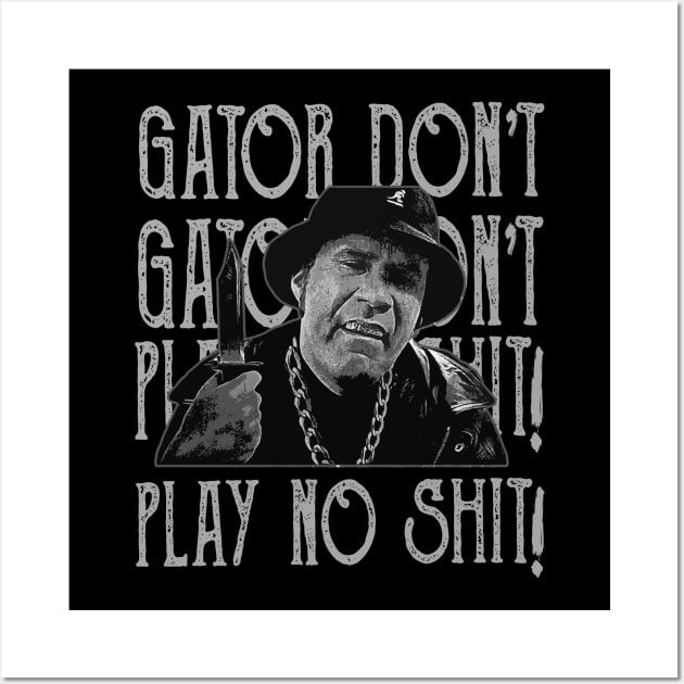 gator dont play Wall Art by Ville Otila Abstract